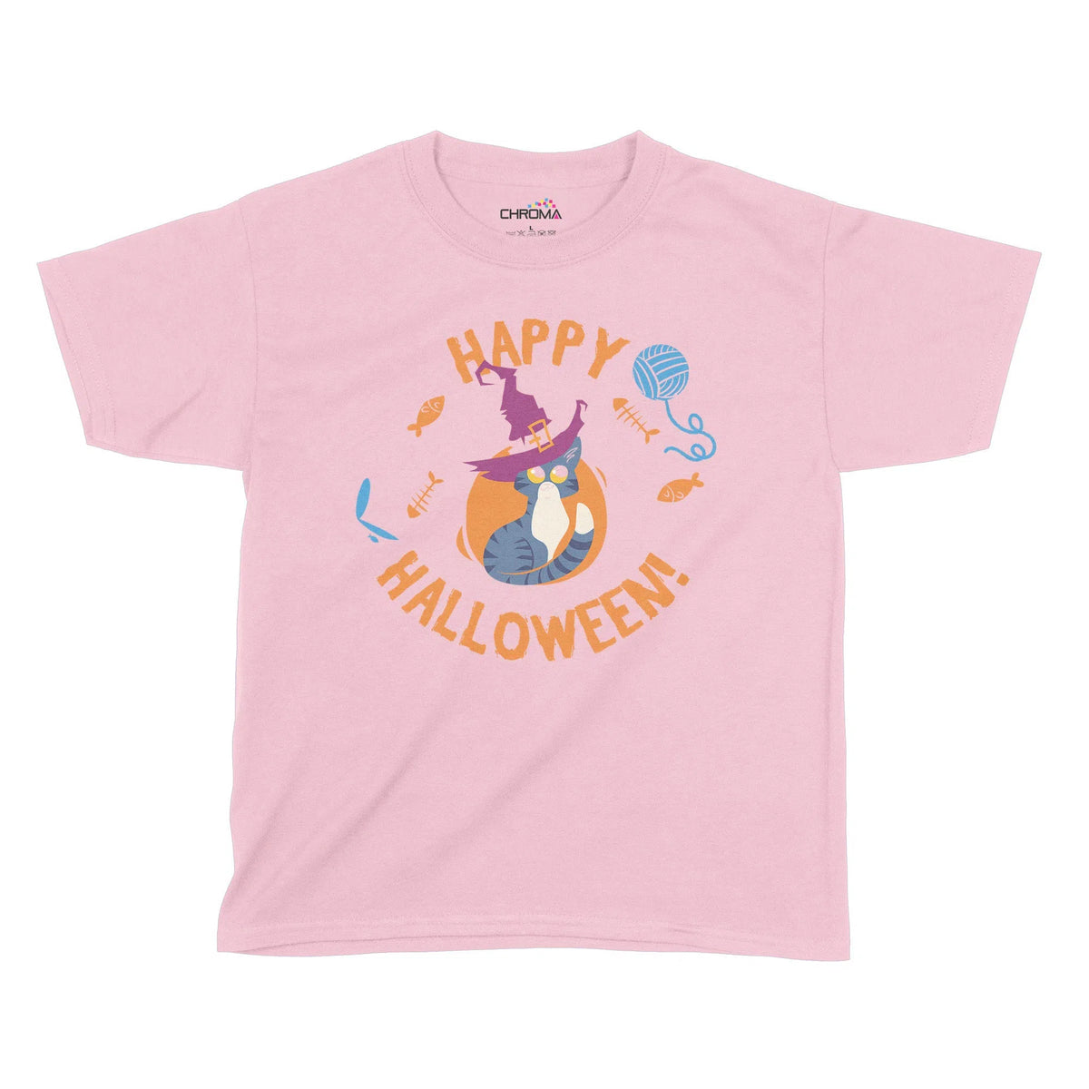 Happy Halloween Kids T-Shirt | Premium Halloween Clothing Chroma Clothing