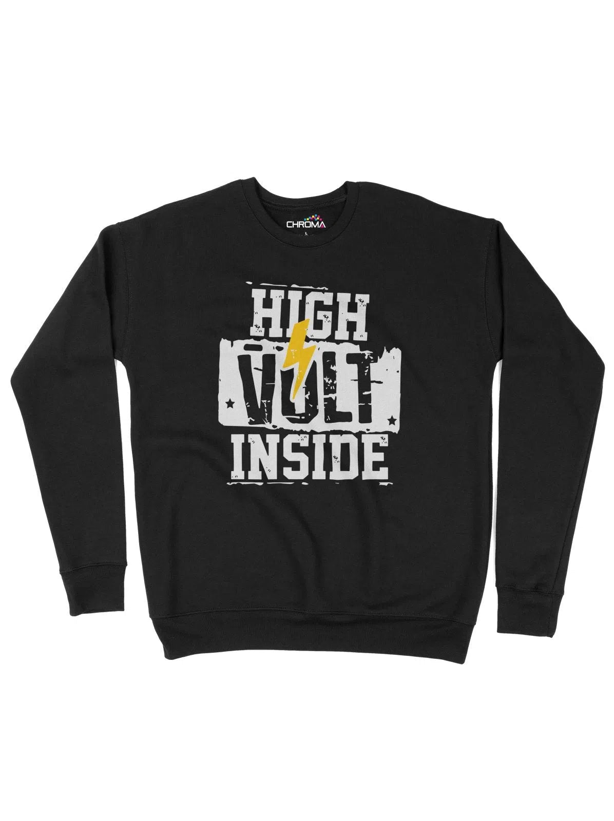 High Voltage Inside Gaming Unisex Adult Sweatshirt Chroma Clothing