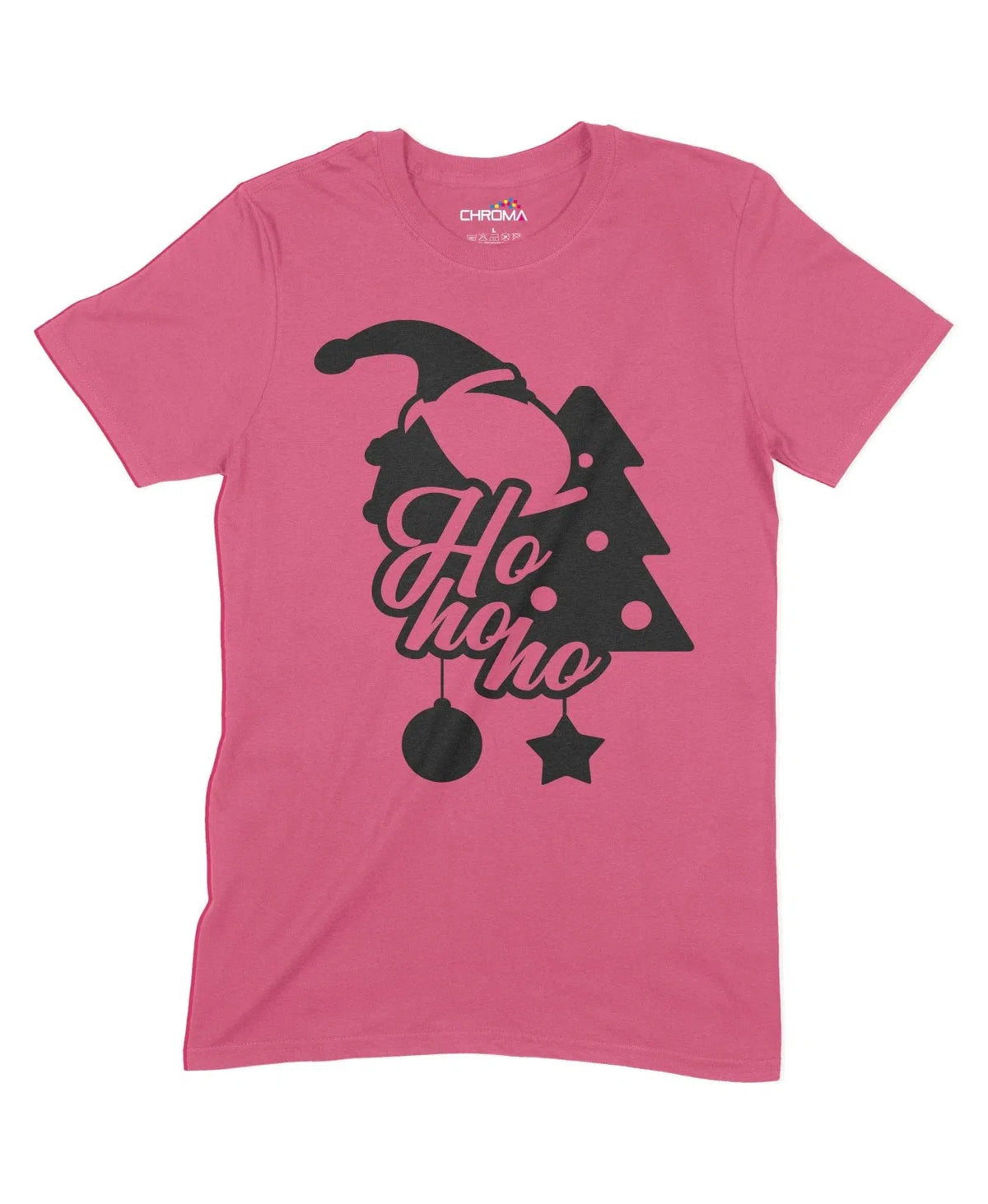 Ho Ho Ho Unisex Adult T-Shirt Chroma Clothing