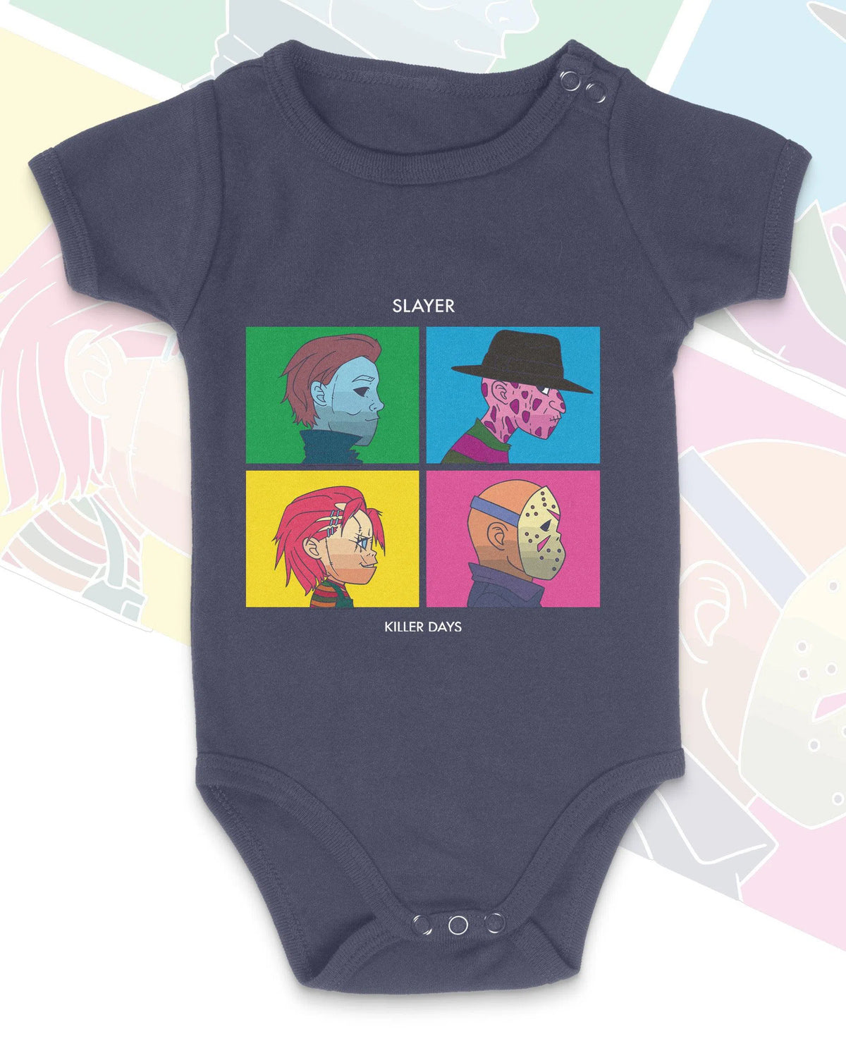 Iconic Villain Halloween Baby Grow Chroma Clothing