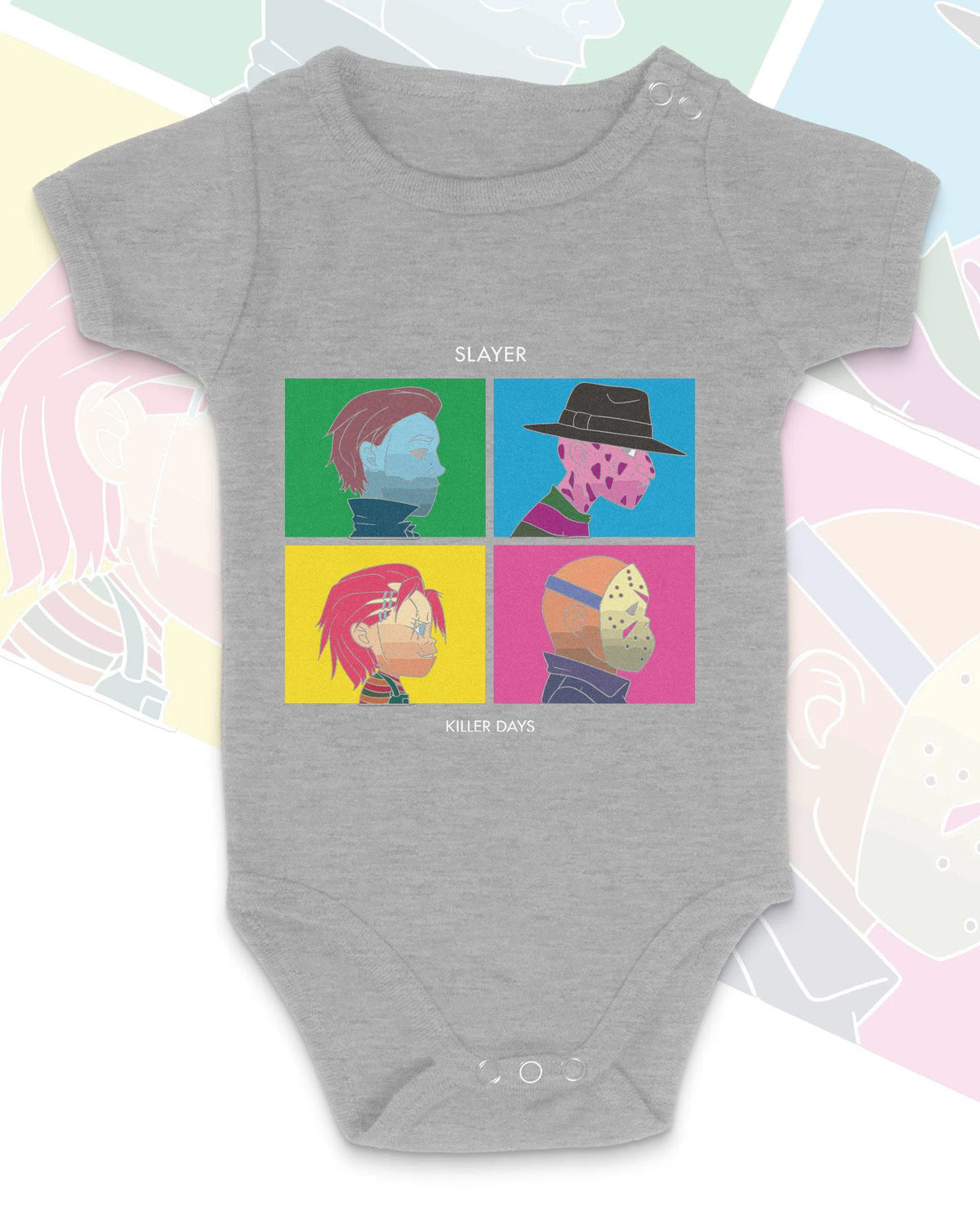 Iconic Villain Halloween Baby Grow Chroma Clothing