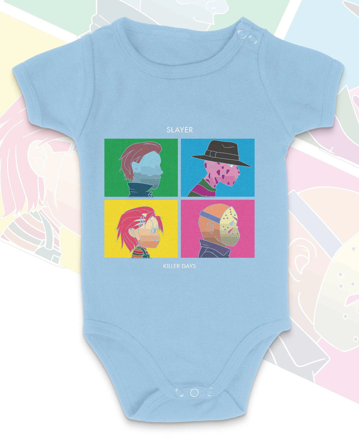 Iconic Villain Halloween Baby Grow Chroma Clothing