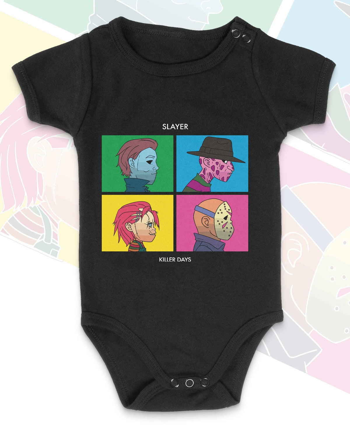 Iconic Villain Halloween Baby Grow Chroma Clothing
