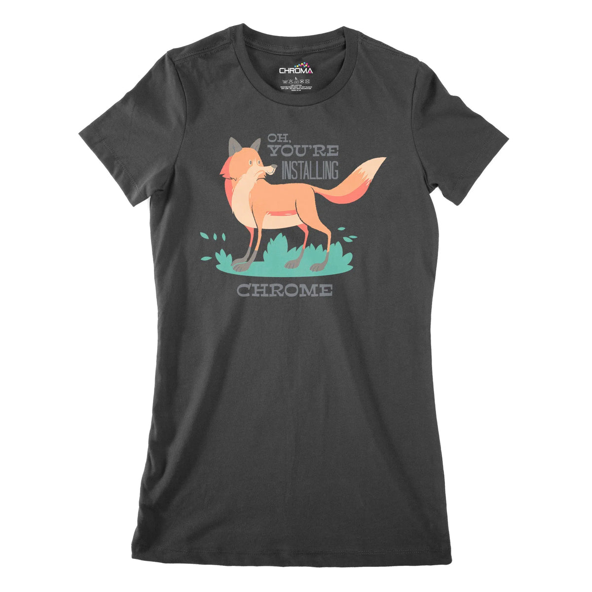 Installing Chrome Women's Classic Fitted T-Shirt Chroma Clothing