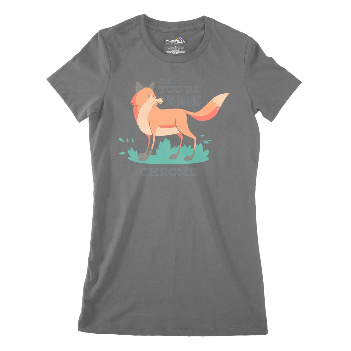 Installing Chrome Women's Classic Fitted T-Shirt Chroma Clothing