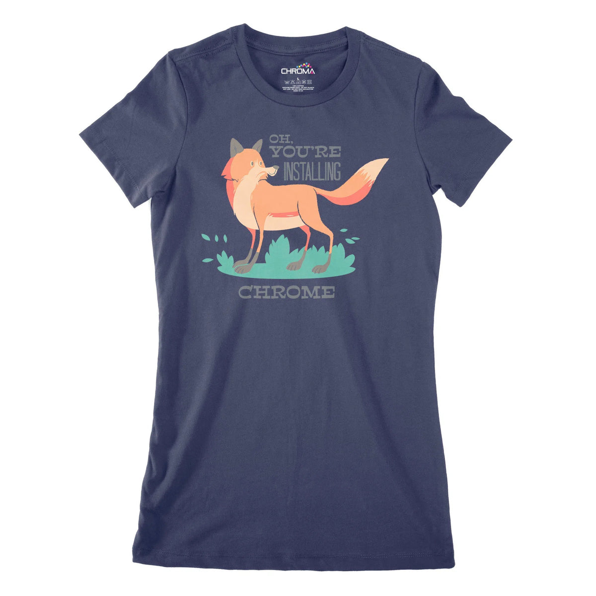 Installing Chrome Women's Classic Fitted T-Shirt Chroma Clothing