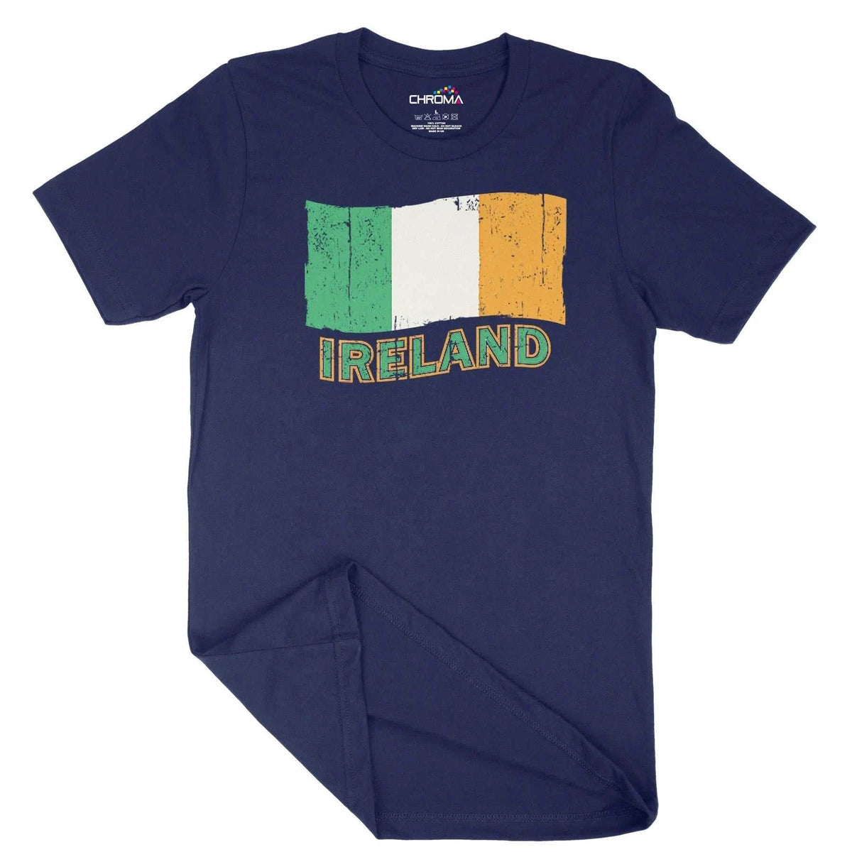 Ireland Flag Unisex Adult T-Shirt | Quality Slogan Clothing Chroma Clothing