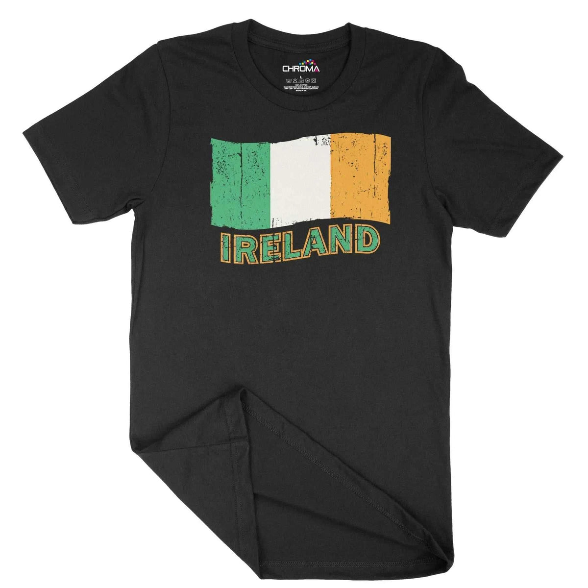 Ireland Flag Unisex Adult T-Shirt | Quality Slogan Clothing Chroma Clothing