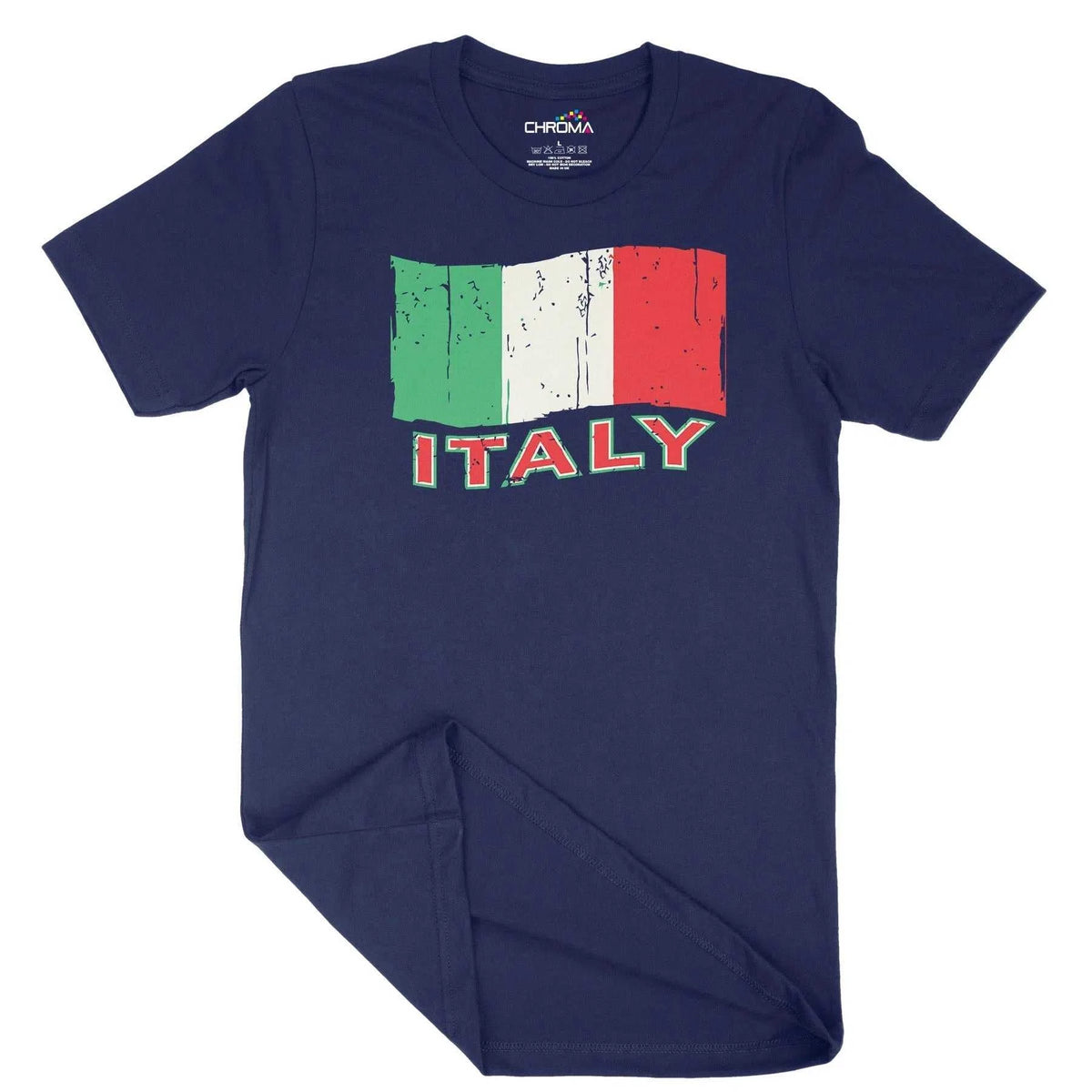 Italy Flag Unisex Adult T-Shirt | Quality Slogan Clothing Chroma Clothing