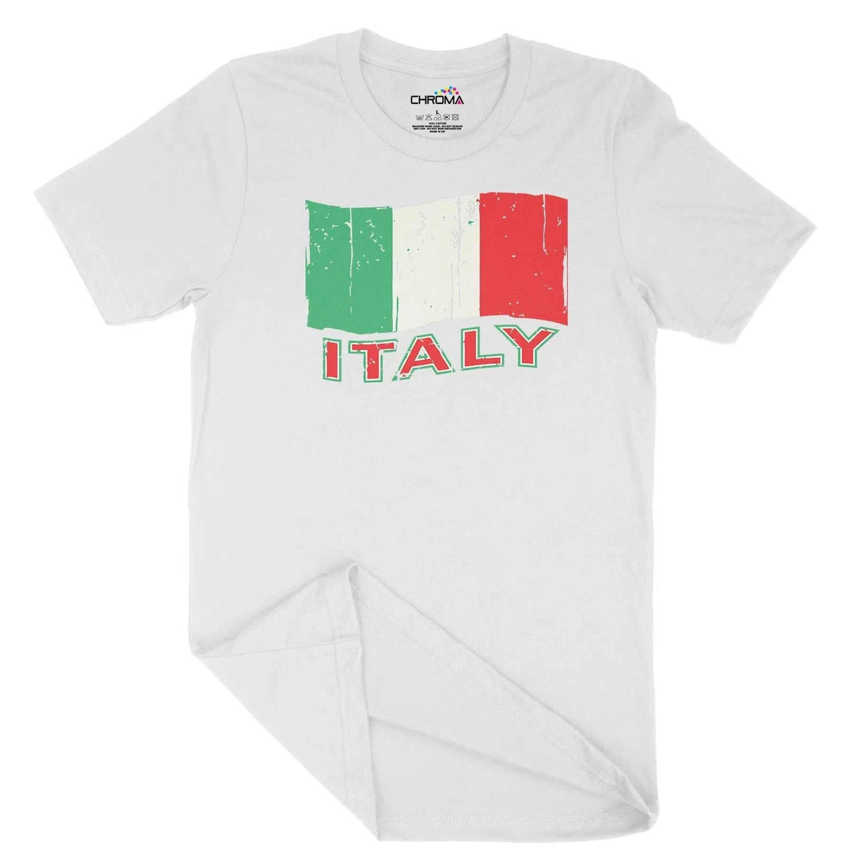 Italy Flag Unisex Adult T-Shirt | Quality Slogan Clothing Chroma Clothing