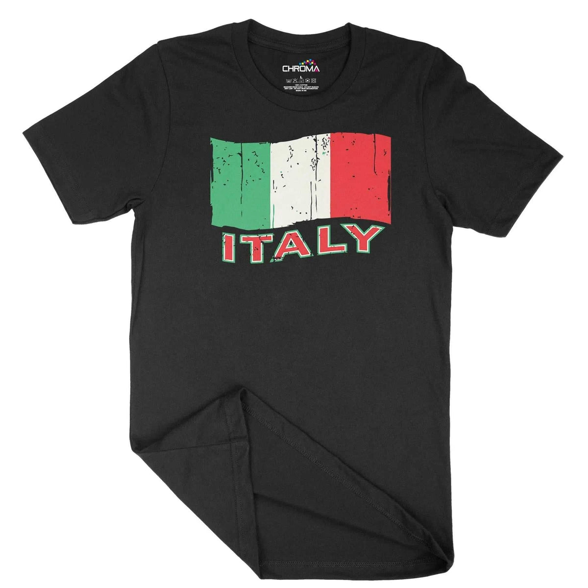 Italy Flag Unisex Adult T-Shirt | Quality Slogan Clothing Chroma Clothing