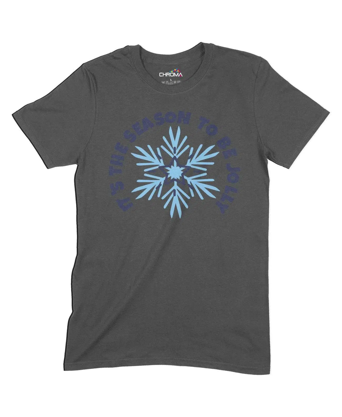 It's The Season To Be Jolly Unisex Adult T-Shirt Chroma Clothing
