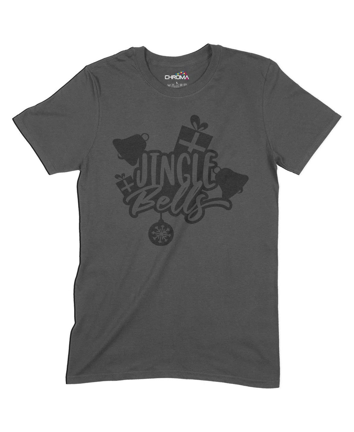 Jingle Bells Unisex Adult T-Shirt Chroma Clothing