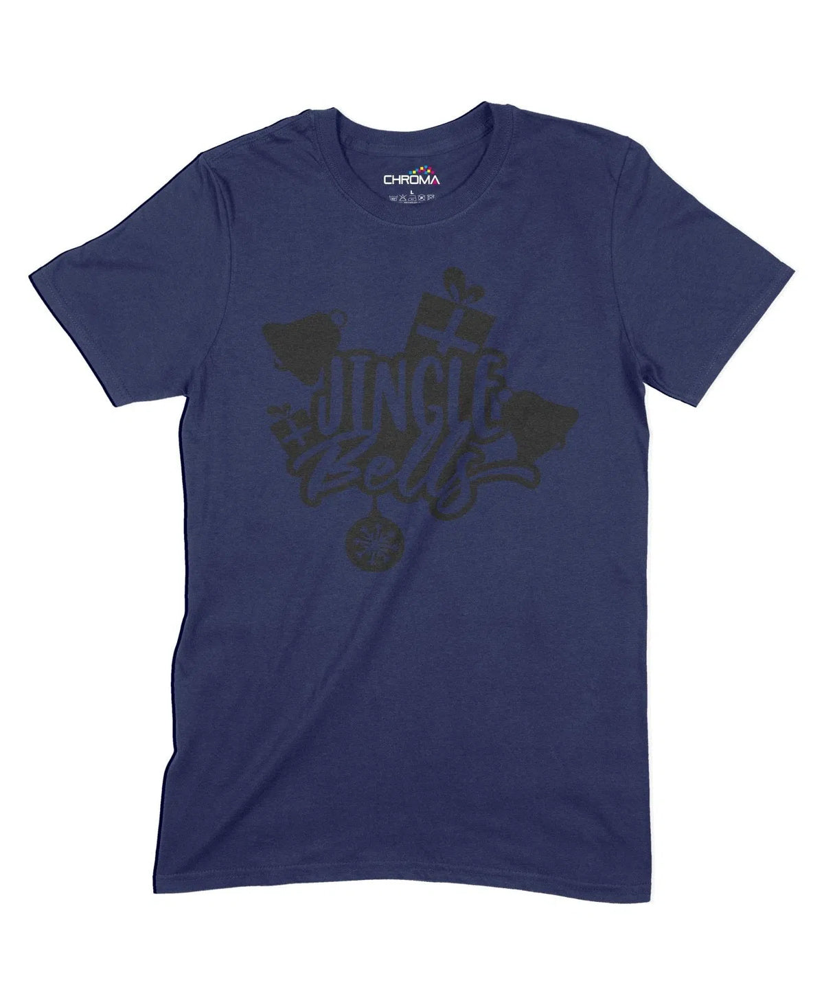 Jingle Bells Unisex Adult T-Shirt Chroma Clothing