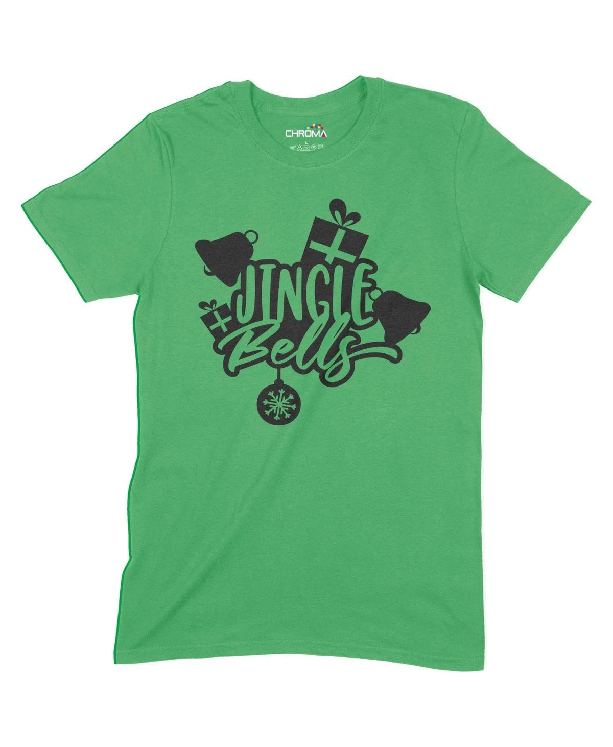 Jingle Bells Unisex Adult T-Shirt Chroma Clothing
