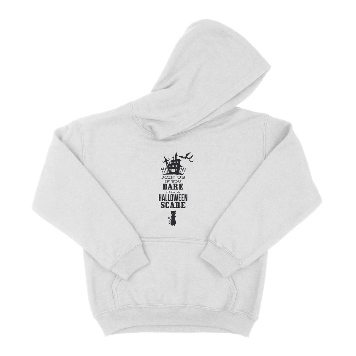 Join Us If You Dare Halloween Spooky Unisex Youth Hoodie | Premium Hal Chroma Clothing