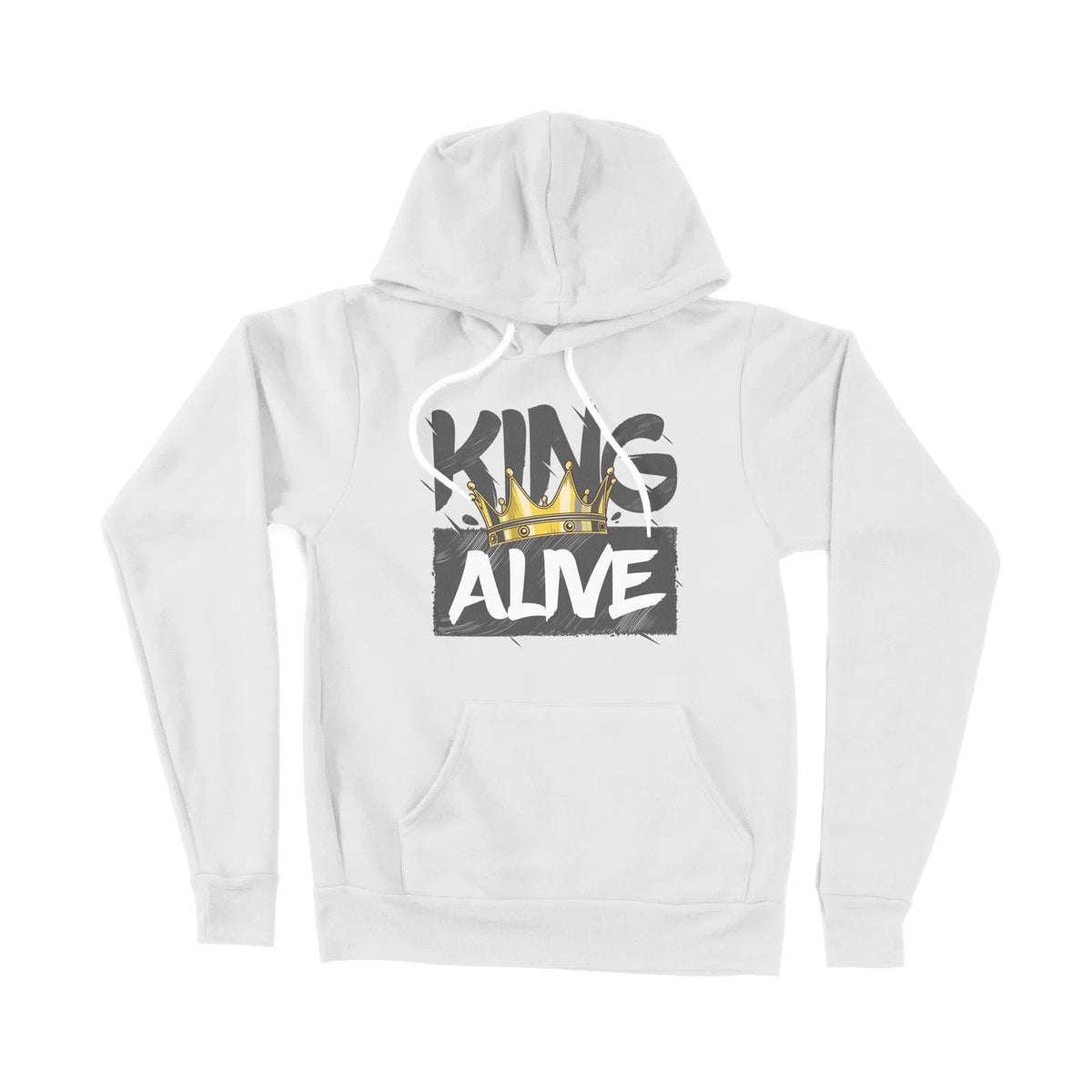 King Alive Positive Fitness Unisex Adult Hoodie Chroma Clothing