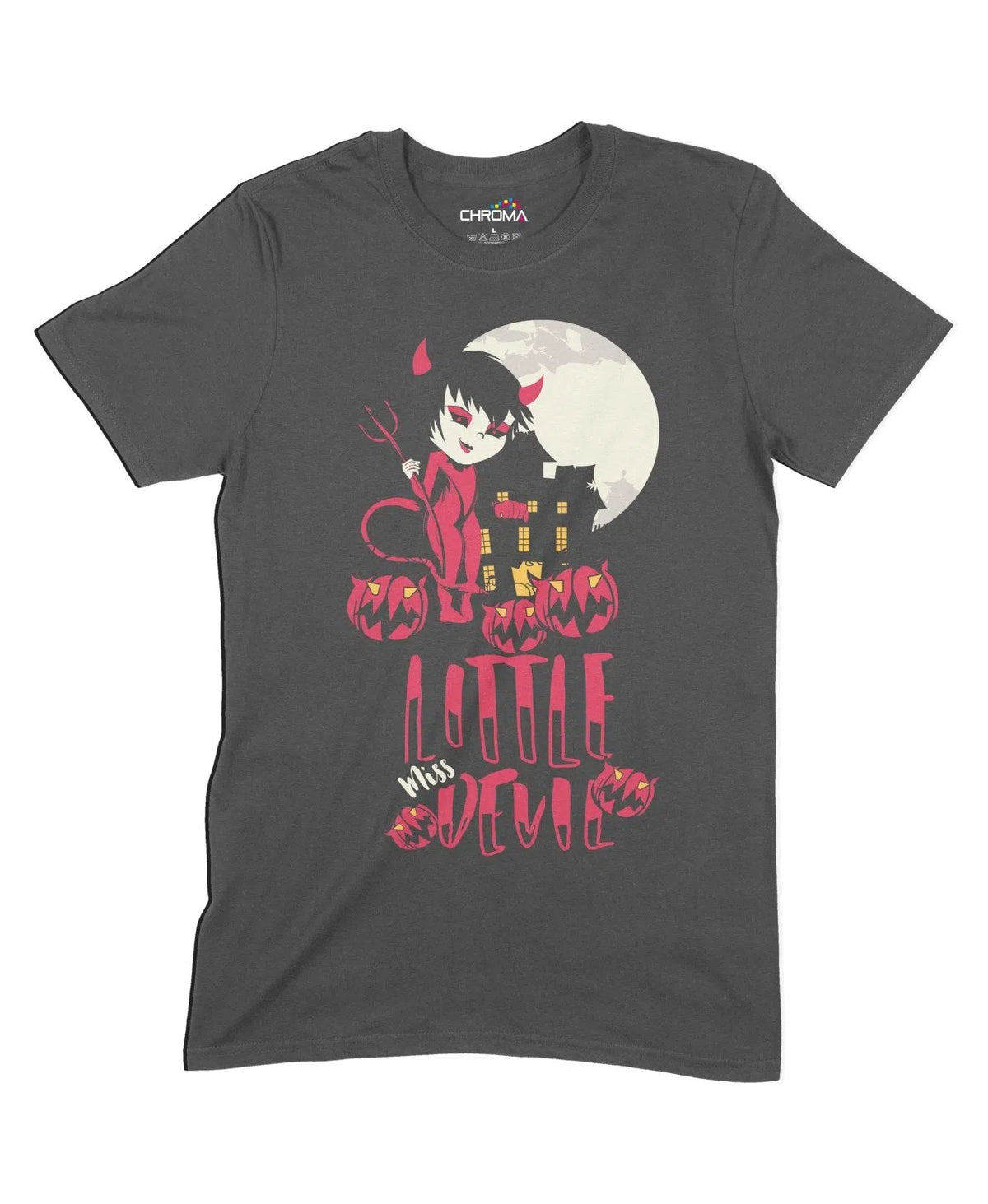 Little Devil Unisex Adult T-Shirt | Premium Halloween Clothing Chroma Clothing