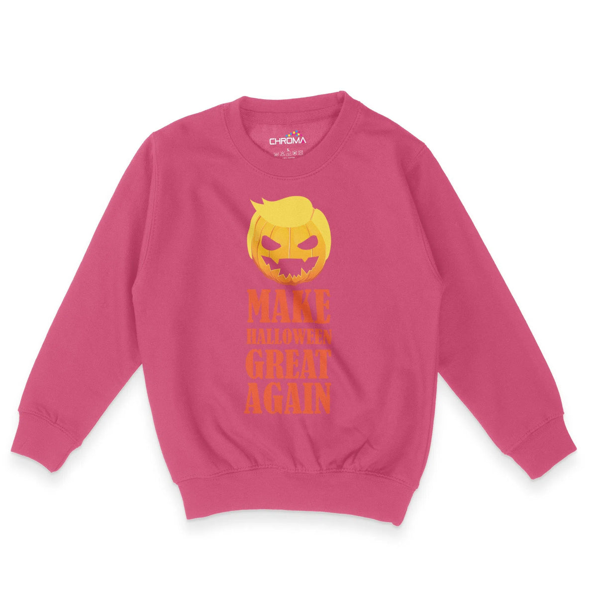 Make Halloween Great Again Unisex Youth Sweatshirt | Premium Halloween Chroma Clothing