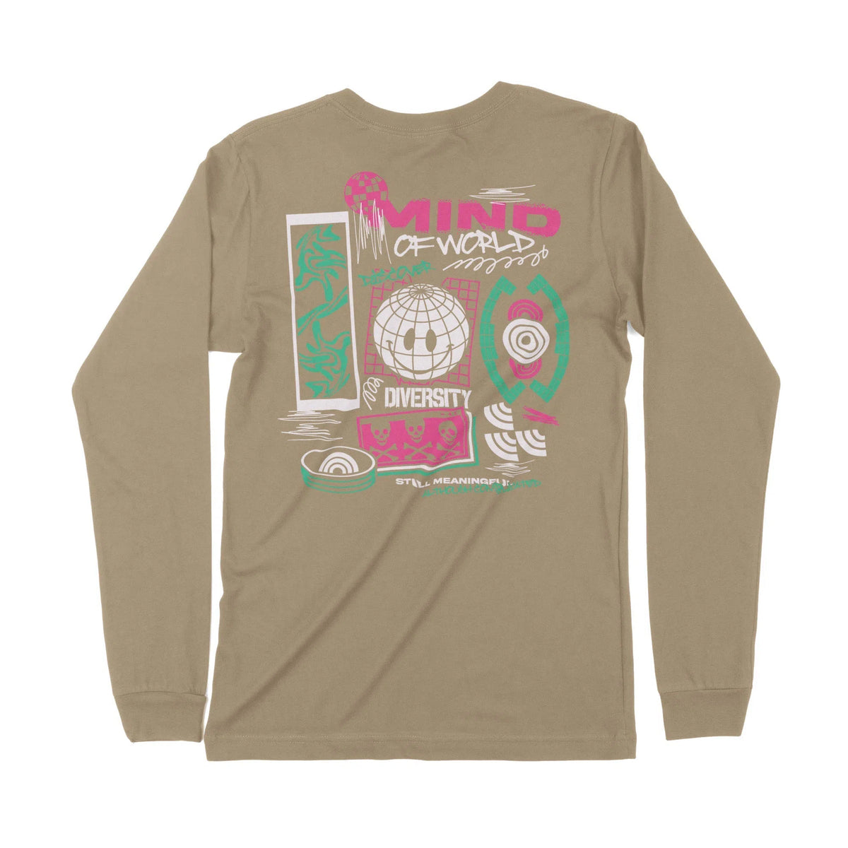 Mind Of World | Dual Print | Long-Sleeve T-Shirt | Premium Quality Str Chroma Clothing