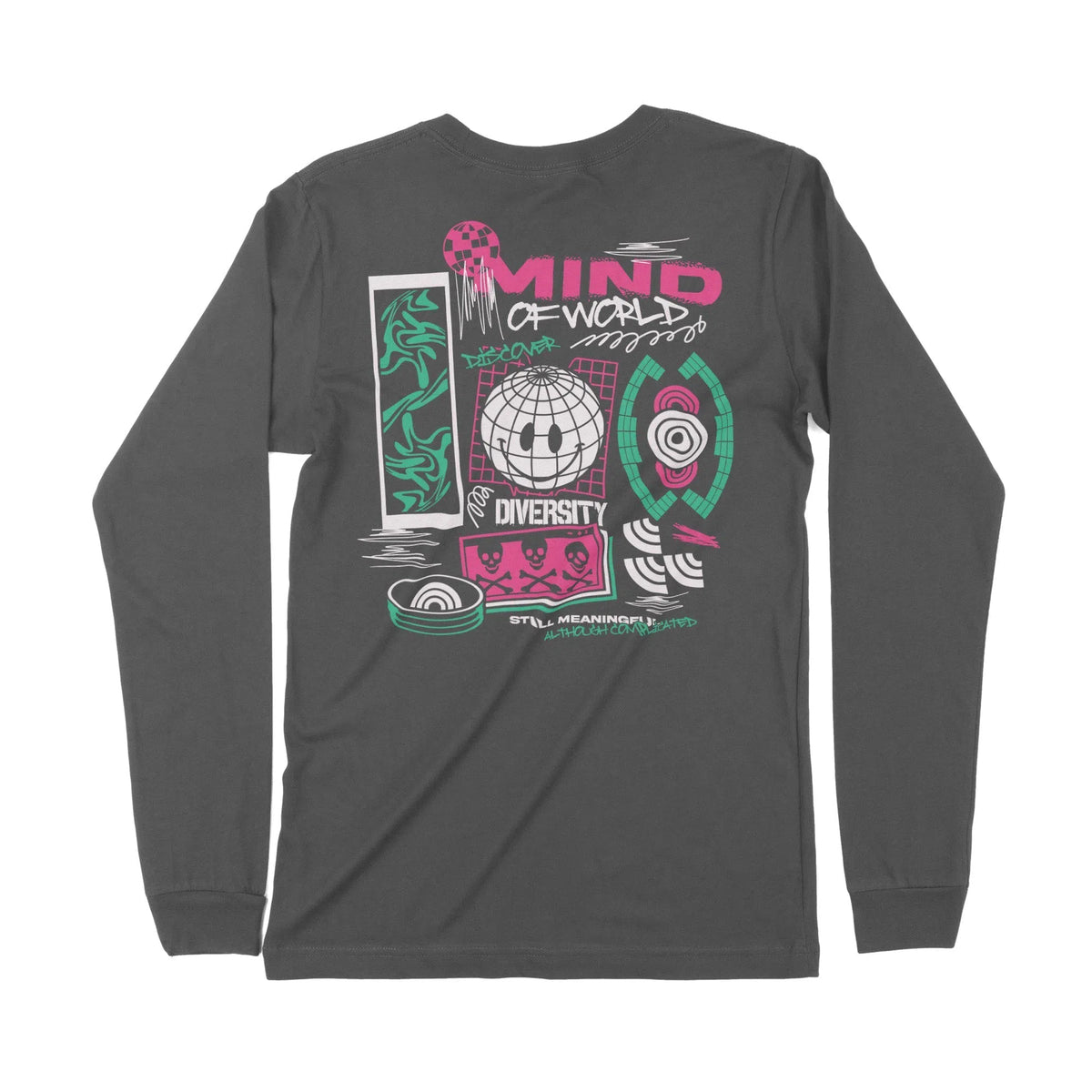Mind Of World | Dual Print | Long-Sleeve T-Shirt | Premium Quality Str Chroma Clothing