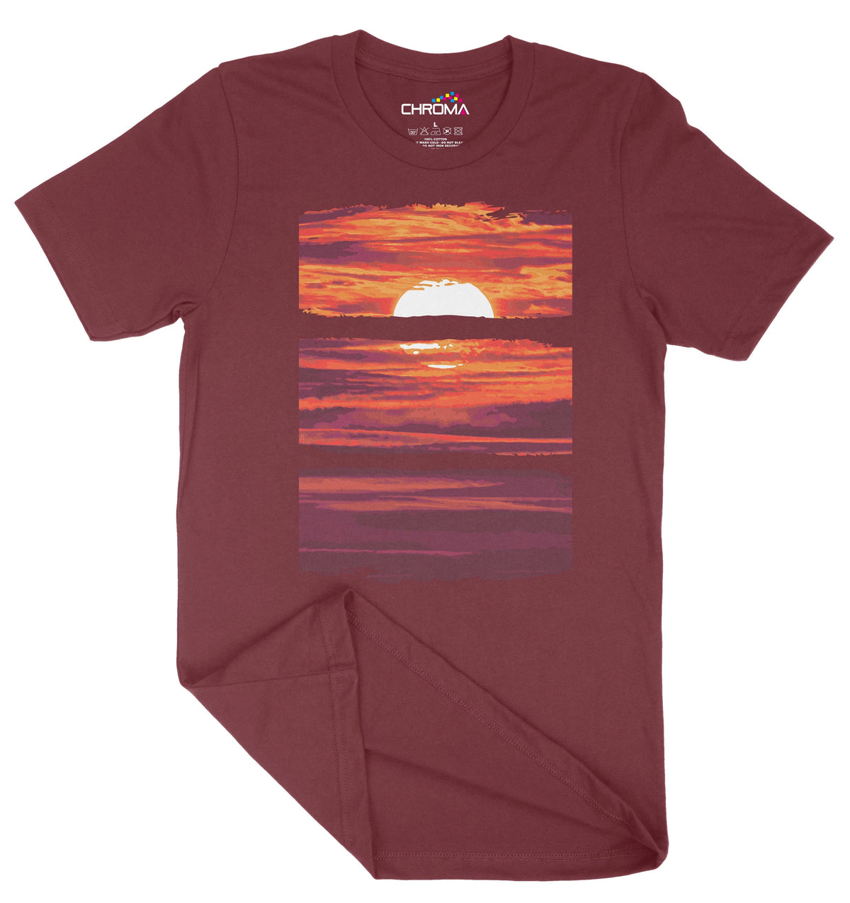 Morning Sunrise Unisex Adult T-Shirt | Premium Quality Streetwear Chroma Clothing