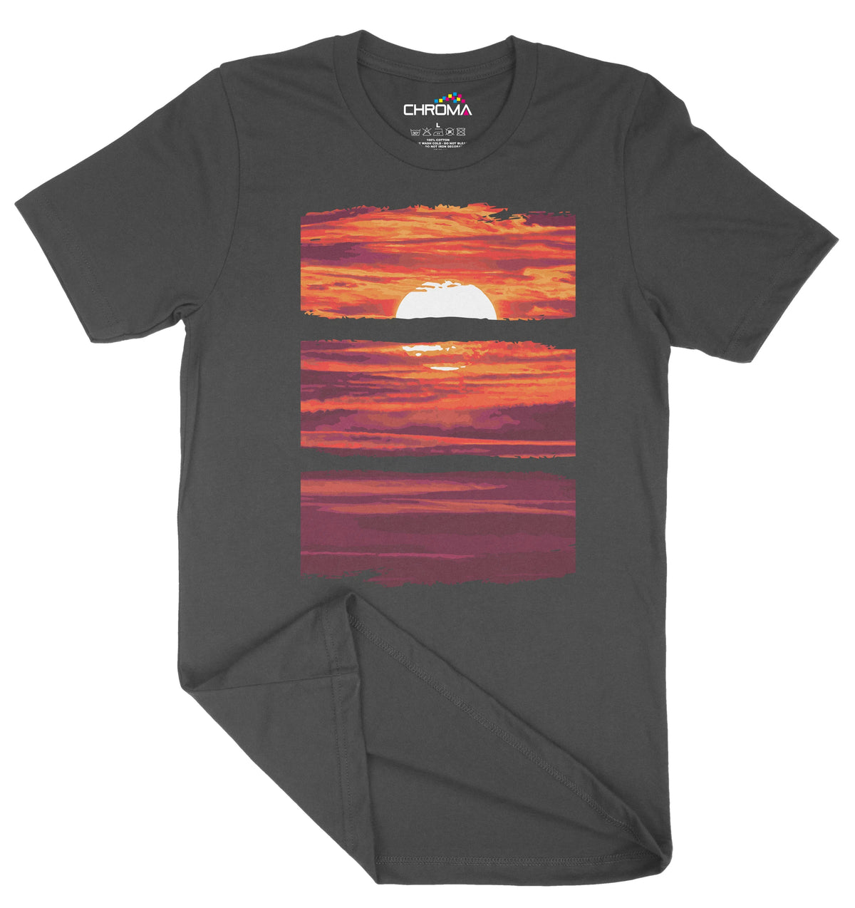 Morning Sunrise Unisex Adult T-Shirt | Premium Quality Streetwear Chroma Clothing