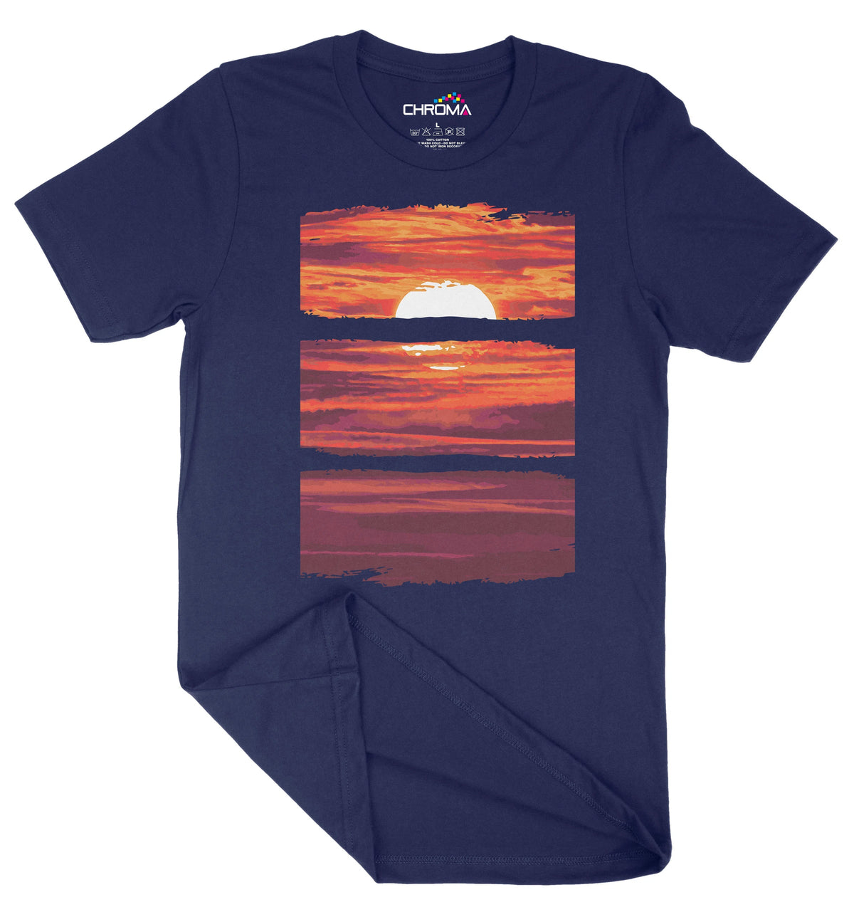 Morning Sunrise Unisex Adult T-Shirt | Premium Quality Streetwear Chroma Clothing
