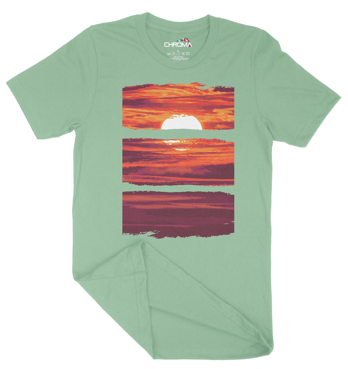 Morning Sunrise Unisex Adult T-Shirt | Premium Quality Streetwear Chroma Clothing