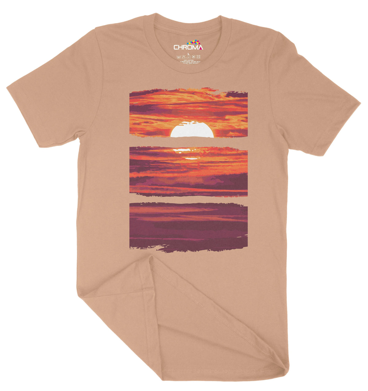 Morning Sunrise Unisex Adult T-Shirt | Premium Quality Streetwear Chroma Clothing