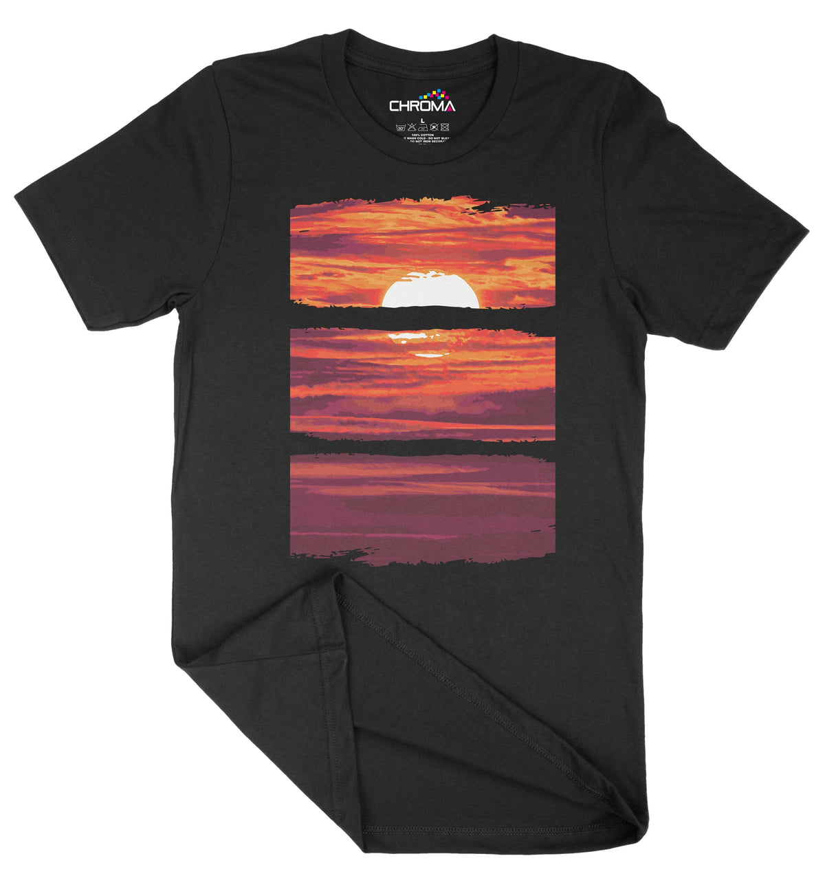 Morning Sunrise Unisex Adult T-Shirt | Premium Quality Streetwear Chroma Clothing