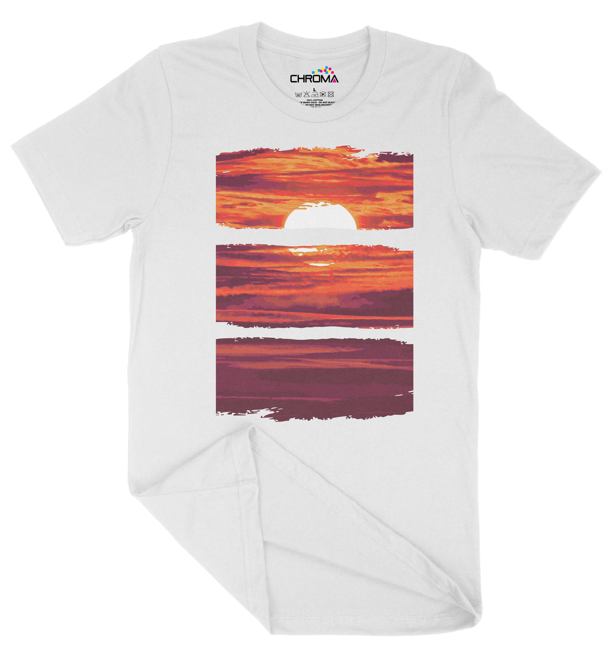Morning Sunrise Unisex Adult T-Shirt | Premium Quality Streetwear Chroma Clothing