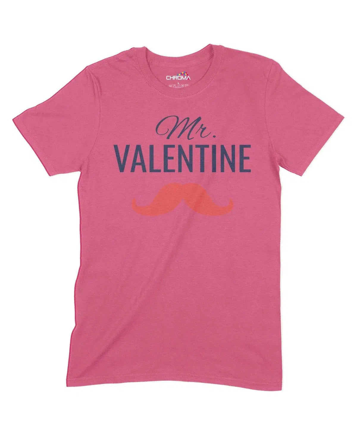 Mr Valentine Unisex Adult T-Shirt Chroma Clothing