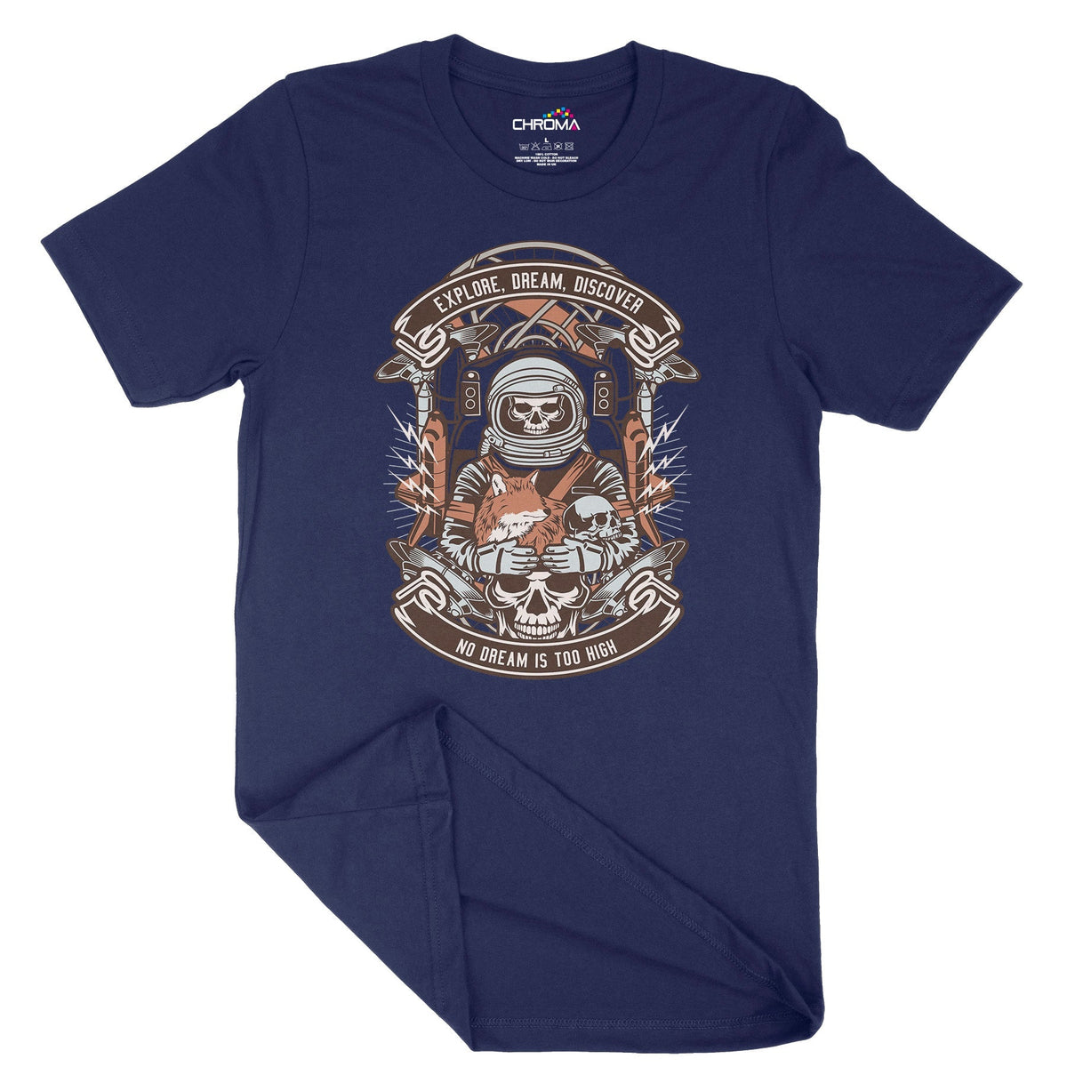 No Dream To High | Vintage Adult T-Shirt | Classic Vintage Clothing Chroma Clothing