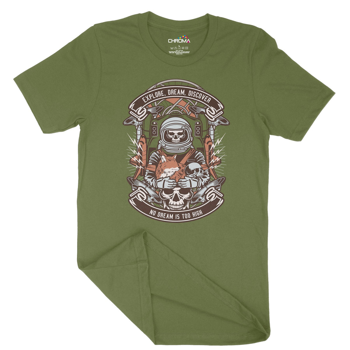 No Dream To High | Vintage Adult T-Shirt | Classic Vintage Clothing Chroma Clothing