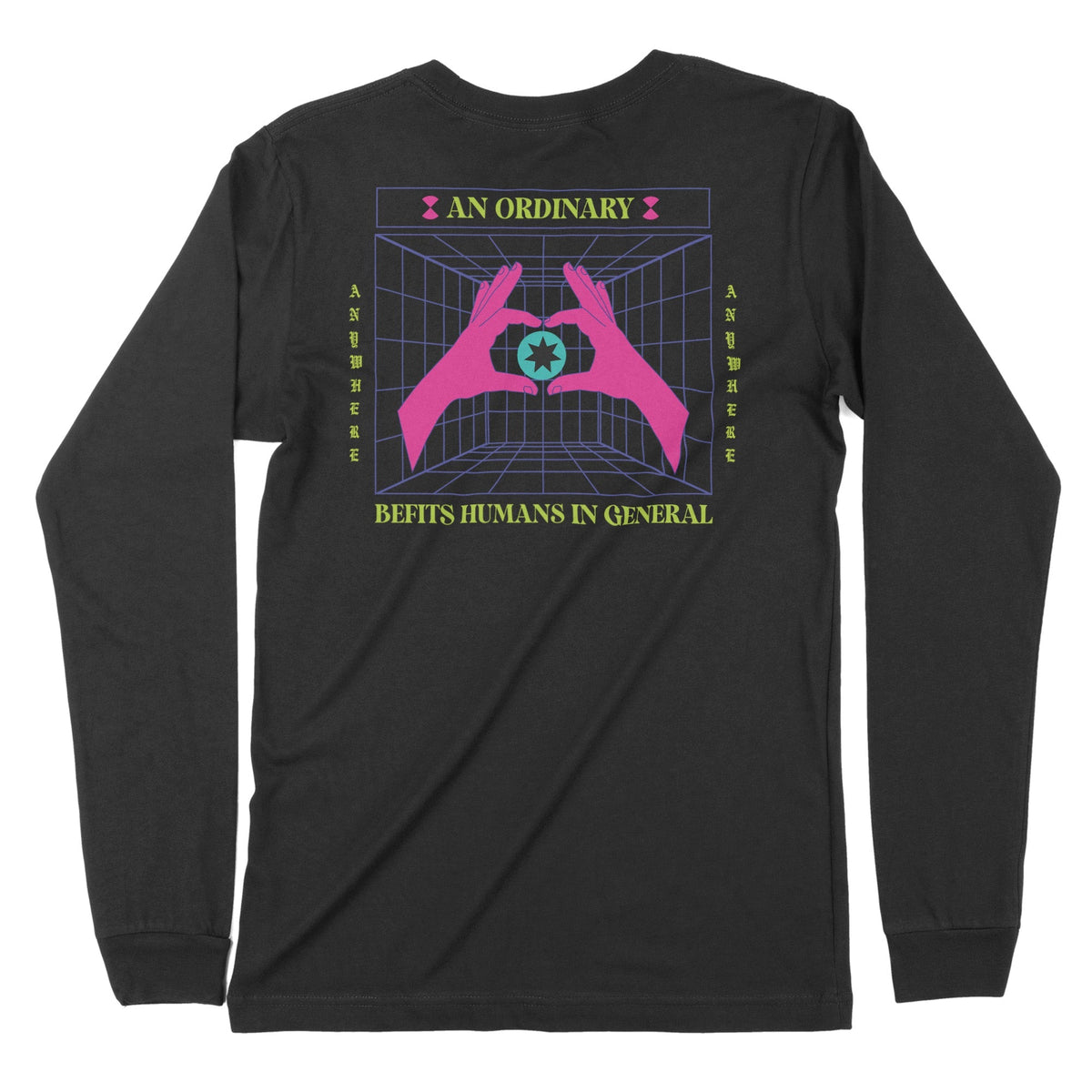 Ordinary | Back Print | Long-Sleeve T-Shirt | Premium Quality Streetwe Chroma Clothing
