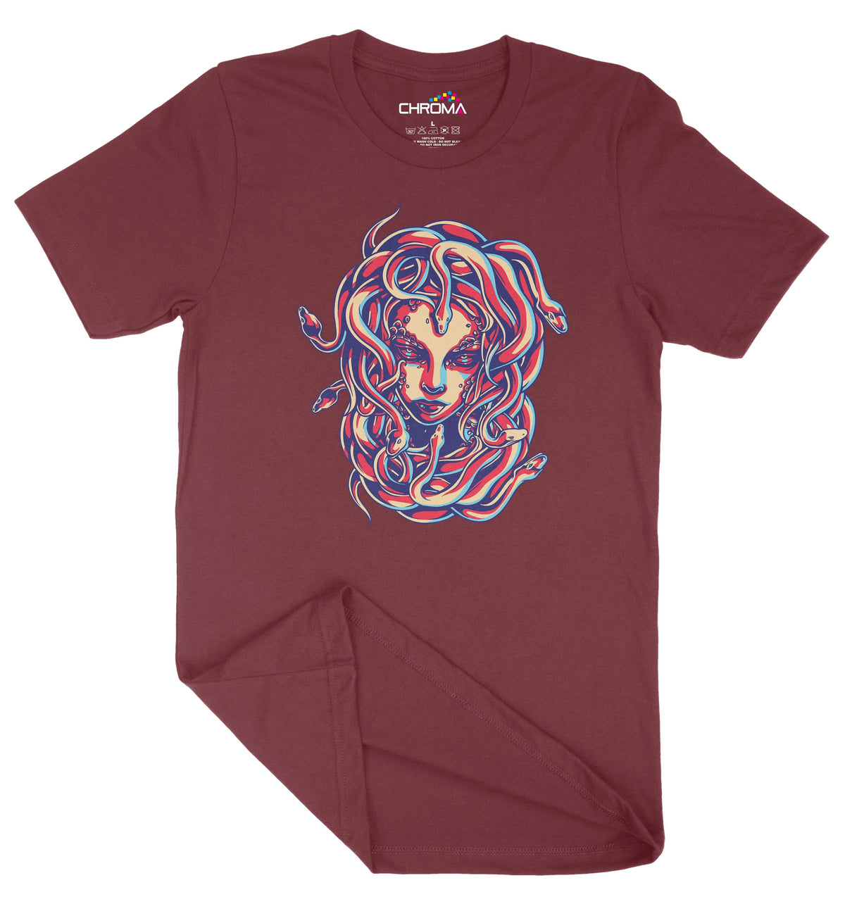 Pastel Medusa Unisex Adult T-Shirt | Premium Quality Streetwear Chroma Clothing