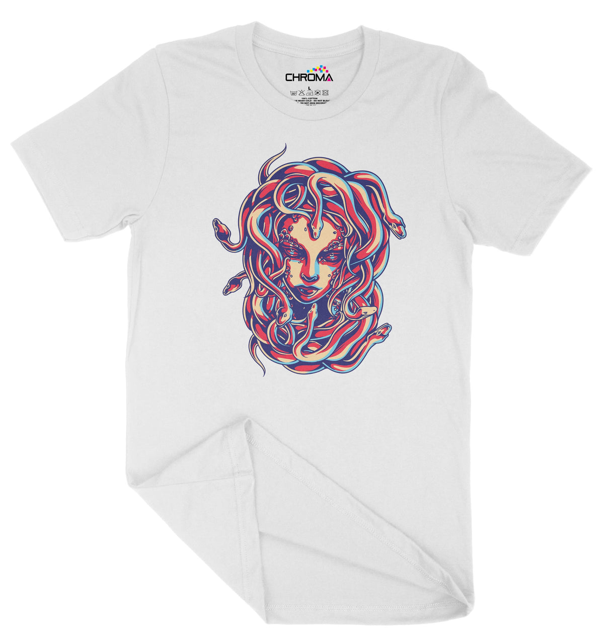 Pastel Medusa Unisex Adult T-Shirt | Premium Quality Streetwear Chroma Clothing