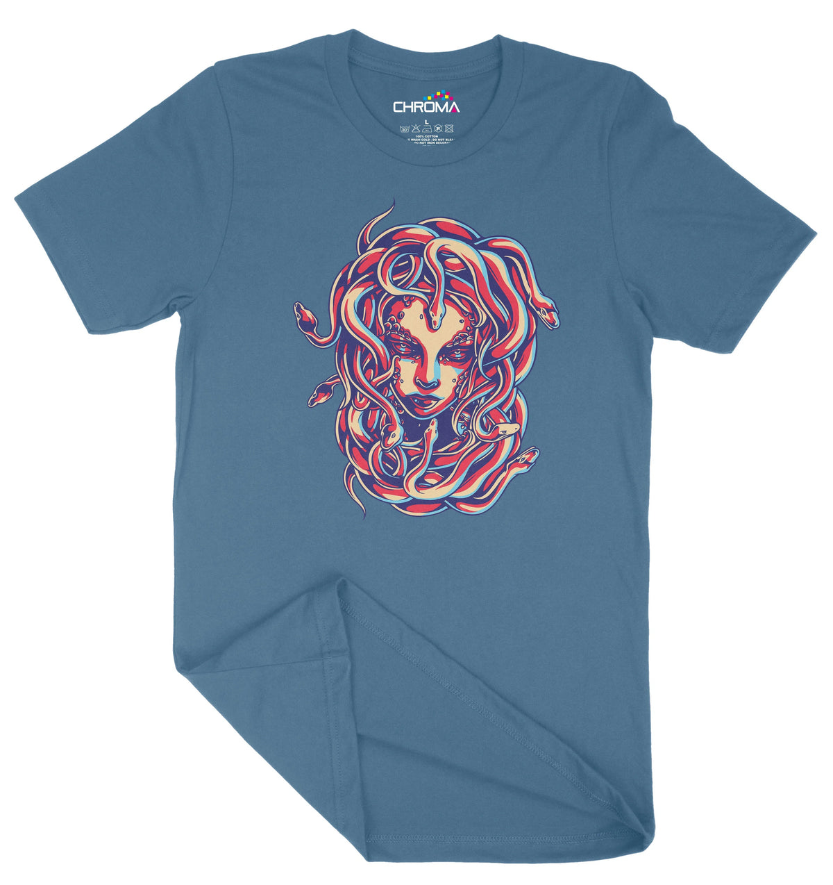 Pastel Medusa Unisex Adult T-Shirt | Premium Quality Streetwear Chroma Clothing