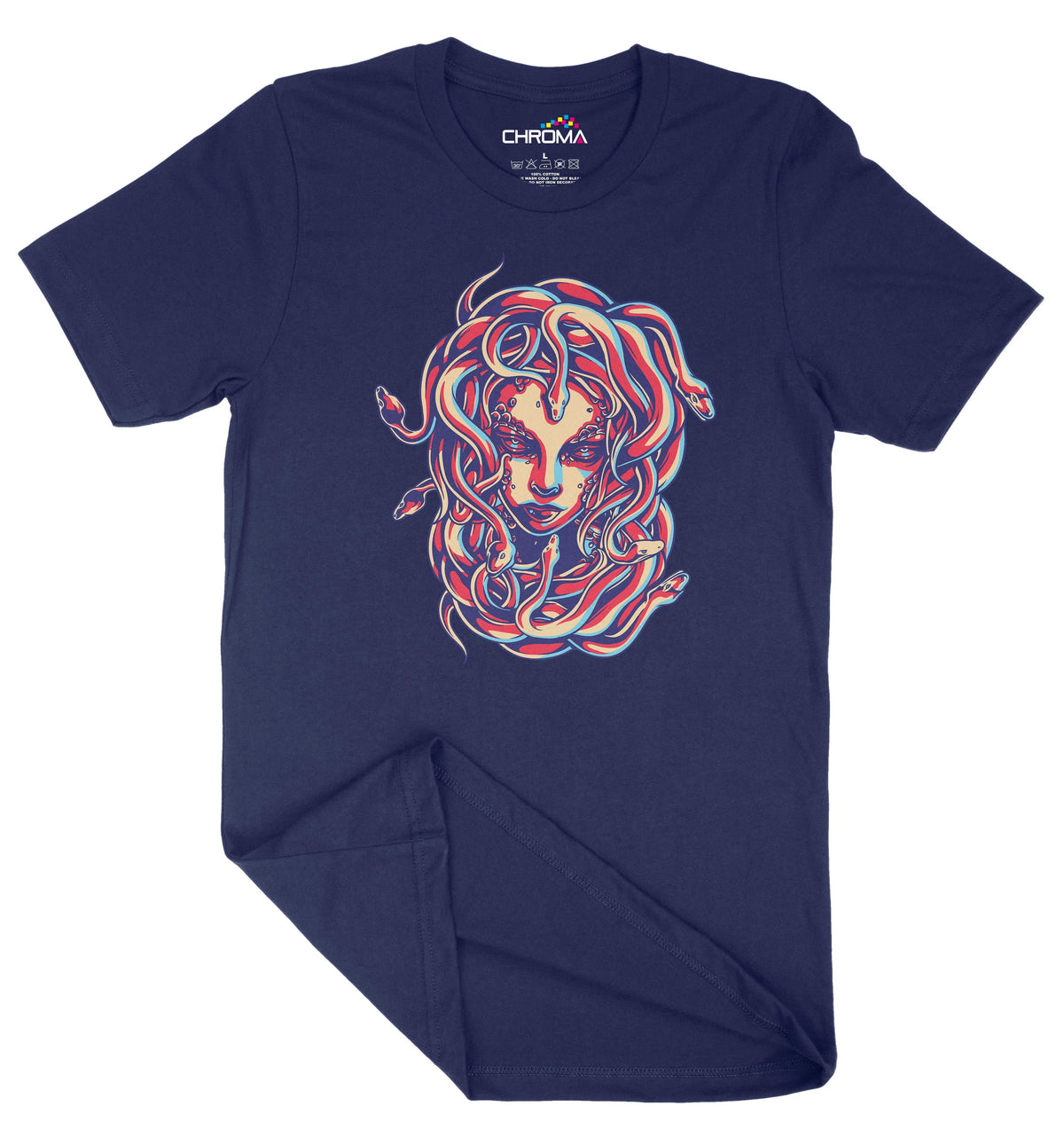 Pastel Medusa Unisex Adult T-Shirt | Premium Quality Streetwear Chroma Clothing