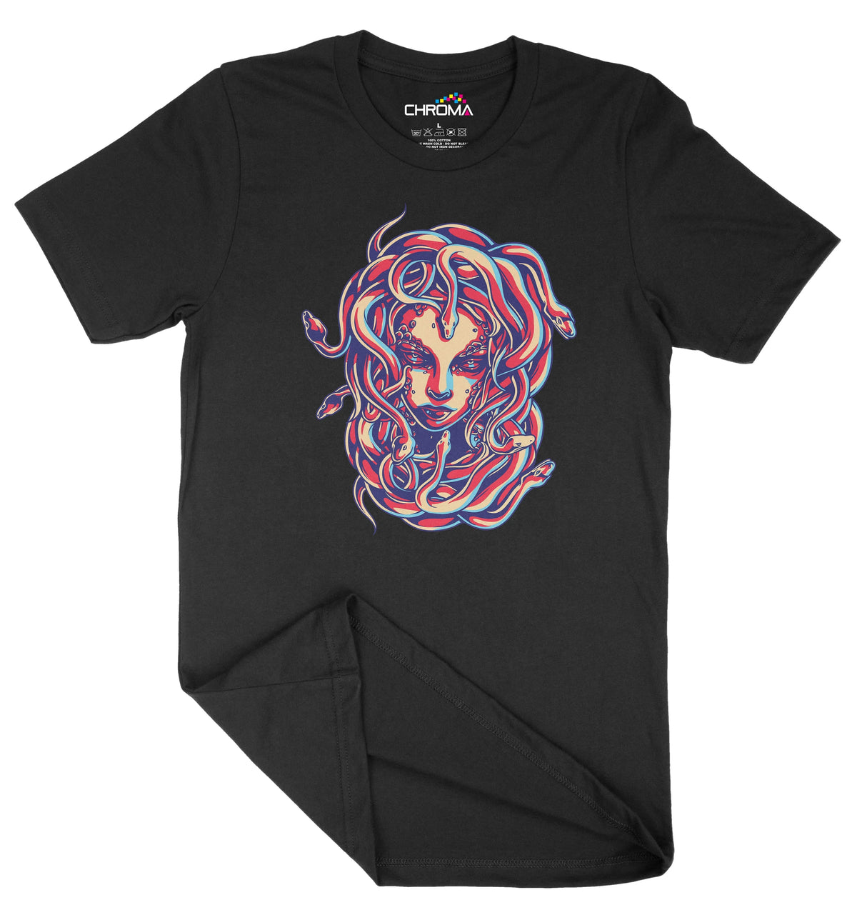 Pastel Medusa Unisex Adult T-Shirt | Premium Quality Streetwear Chroma Clothing