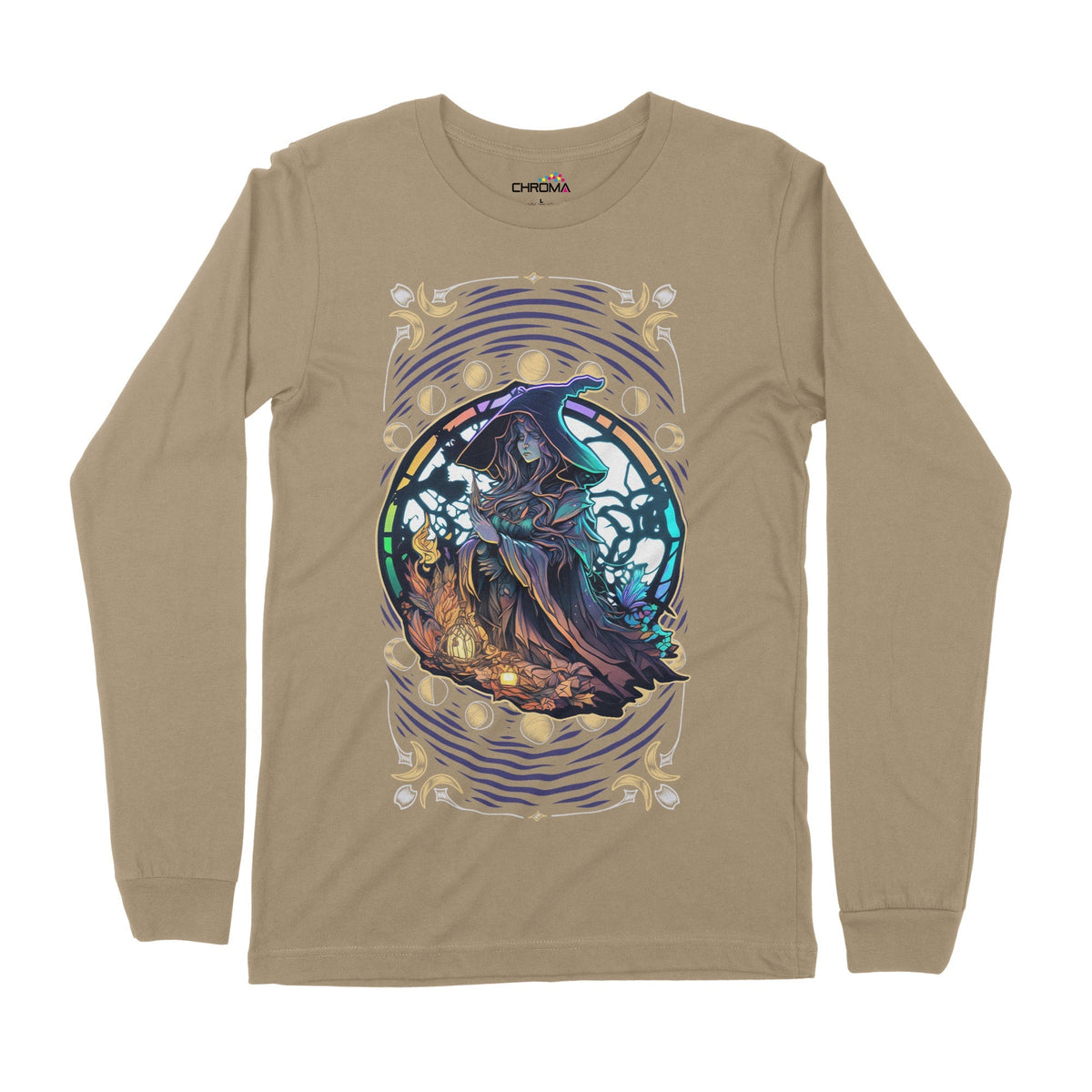 Psycedelic Wizard | Long-Sleeve T-Shirt | Premium Quality Streetwear Chroma Clothing