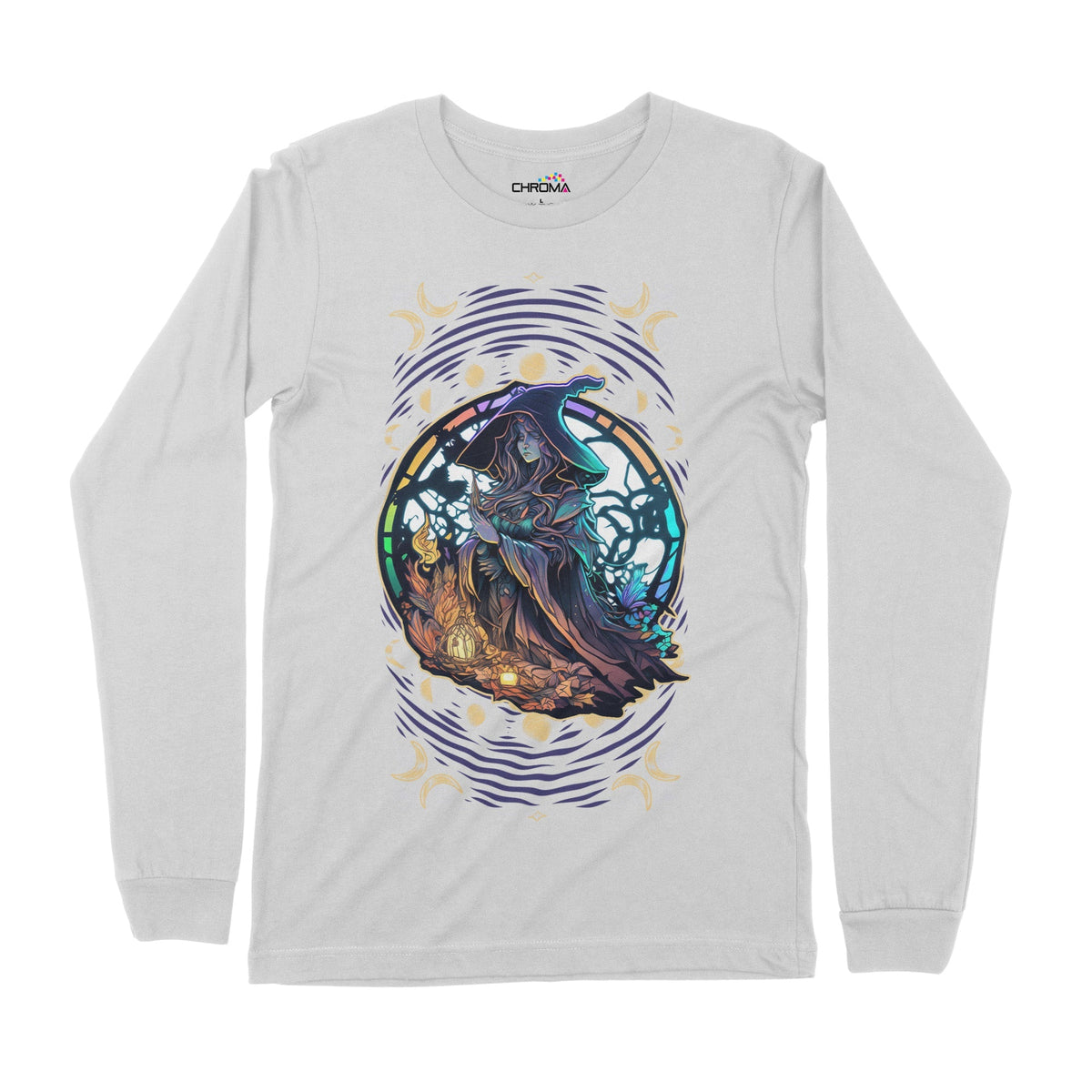 Psycedelic Wizard | Long-Sleeve T-Shirt | Premium Quality Streetwear Chroma Clothing