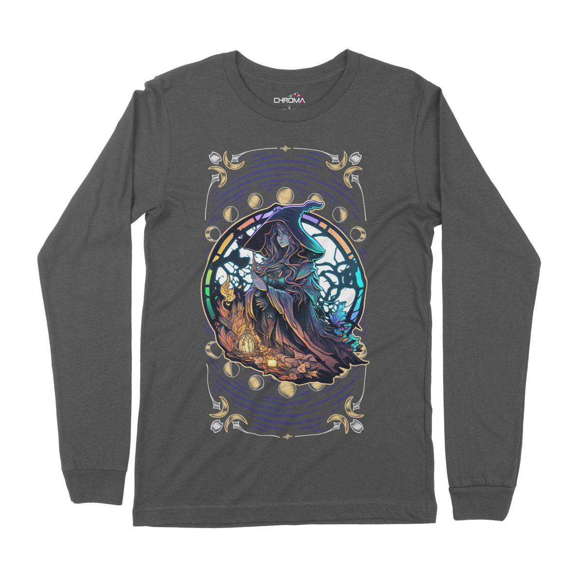 Psycedelic Wizard | Long-Sleeve T-Shirt | Premium Quality Streetwear Chroma Clothing