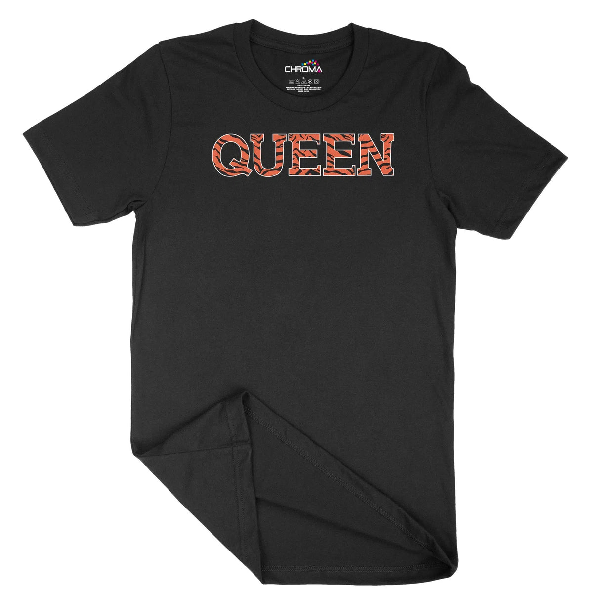 Queen Tiger Unisex Adult T-Shirt | Quality Slogan Clothing Chroma Clothing