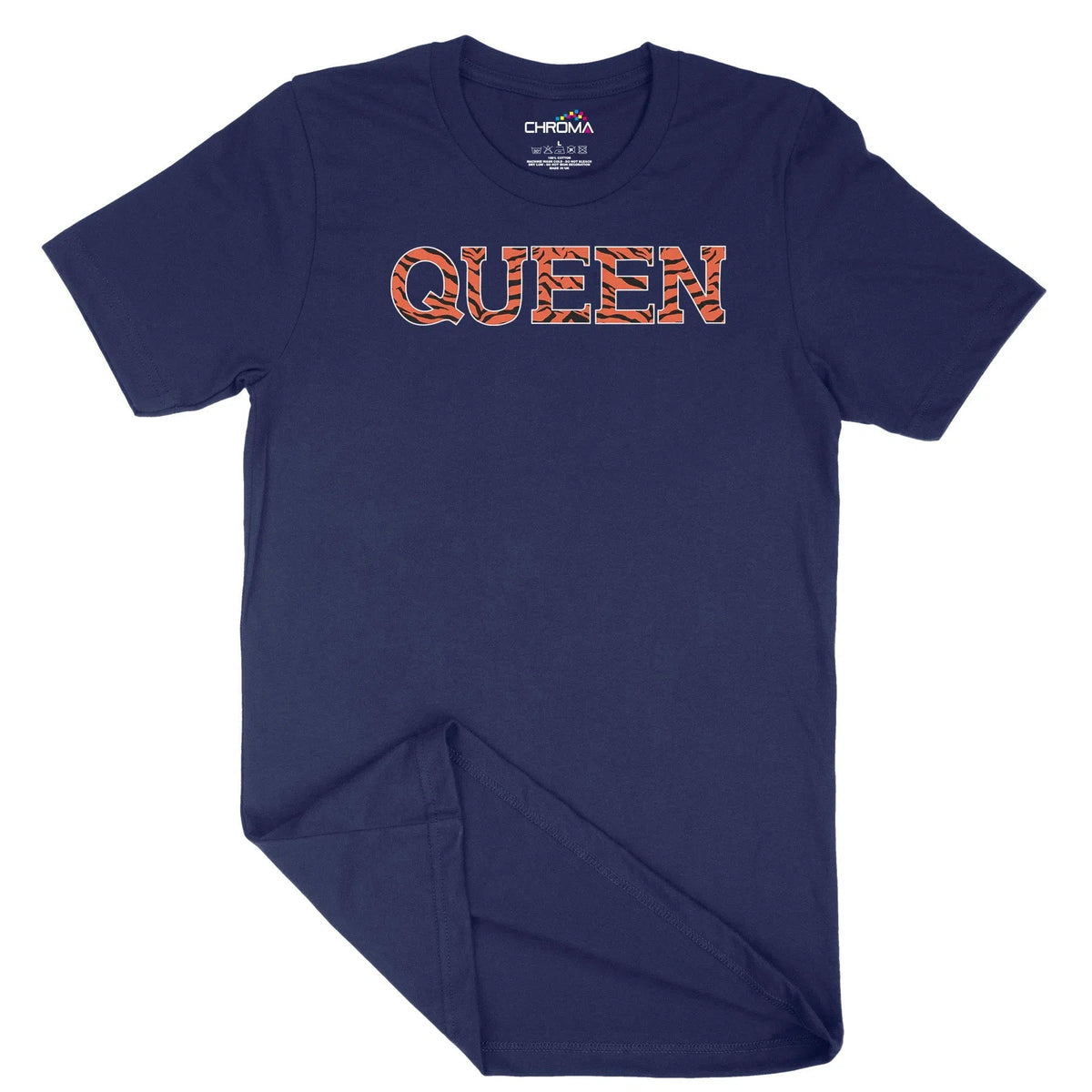 Queen Tiger Unisex Adult T-Shirt | Quality Slogan Clothing Chroma Clothing