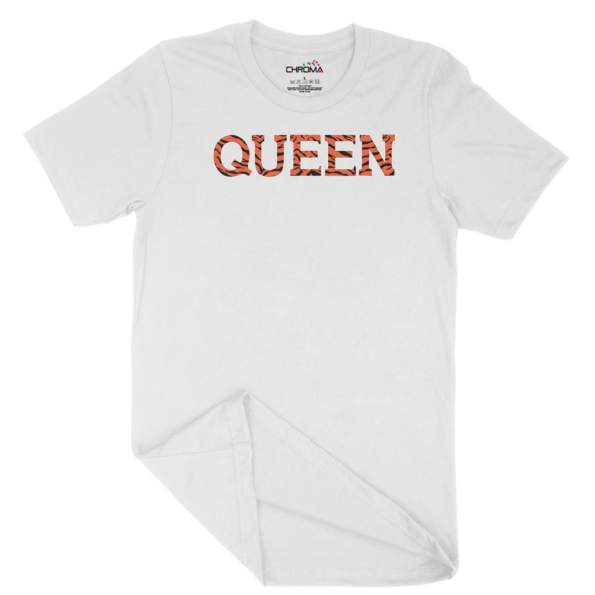 Queen Tiger Unisex Adult T-Shirt | Quality Slogan Clothing Chroma Clothing