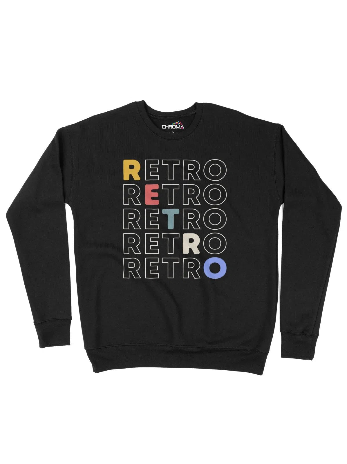 Retro Retro Vintage Gaming Unisex Adult Sweatshirt | Premium Quality S Chroma Clothing