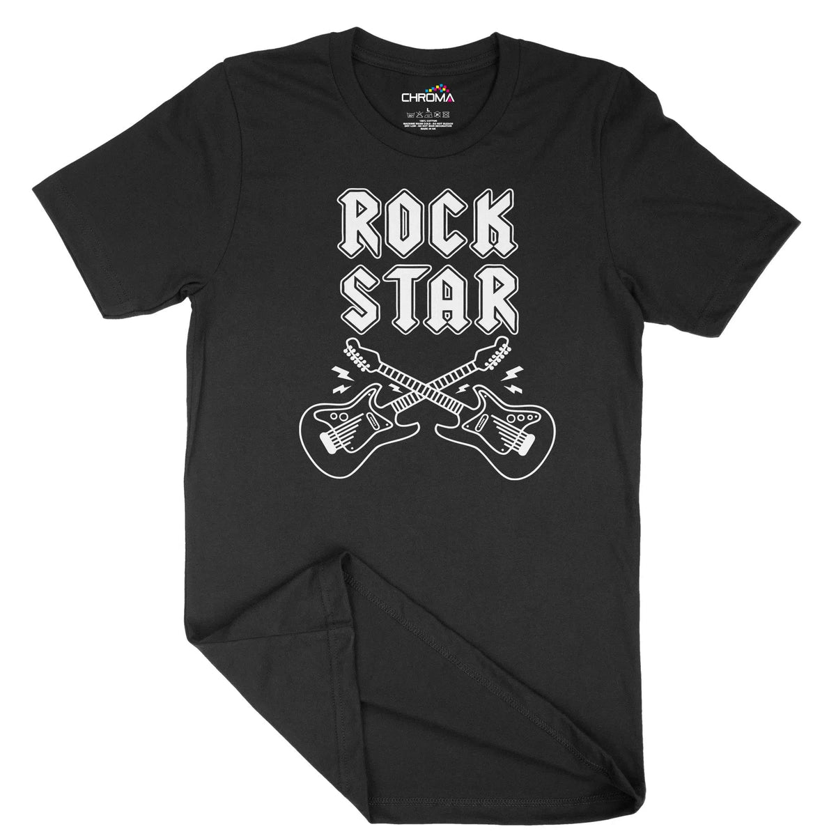 Rock Star Unisex Adult T-Shirt | Quality Slogan Clothing Chroma Clothing