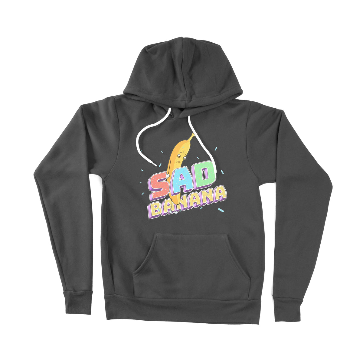 Sad Banana Unisex Adult Pullover Hoodie Chroma Clothing
